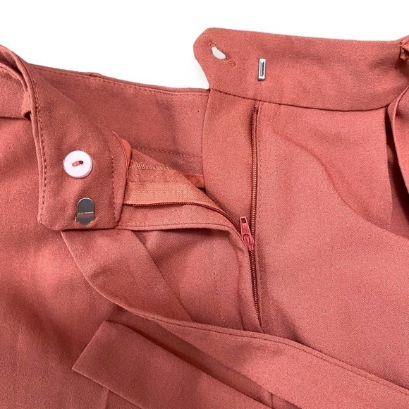 Asos DESIGN Woven Peg Pants with Obi Tie - Size 4 - Picture 6 of 9